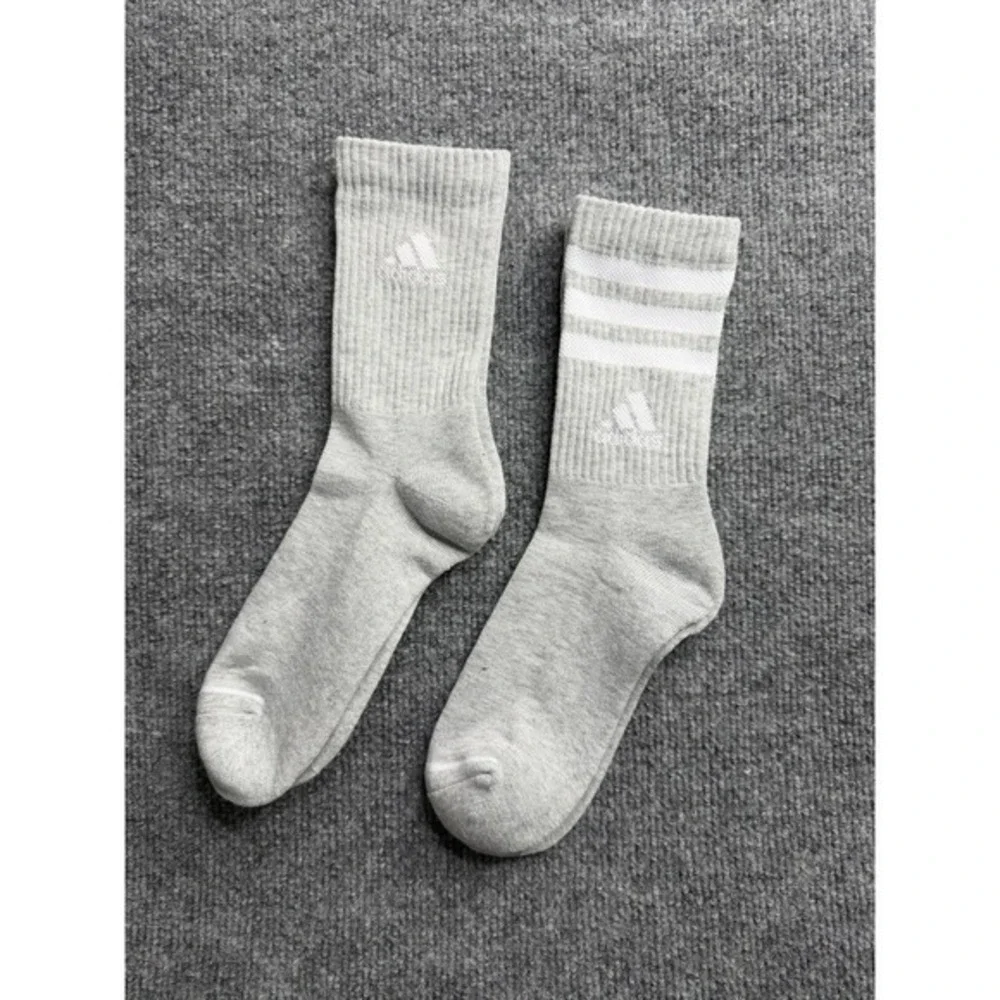 New Unisex‎ Adidas Quarter Socks - 2 Pair
